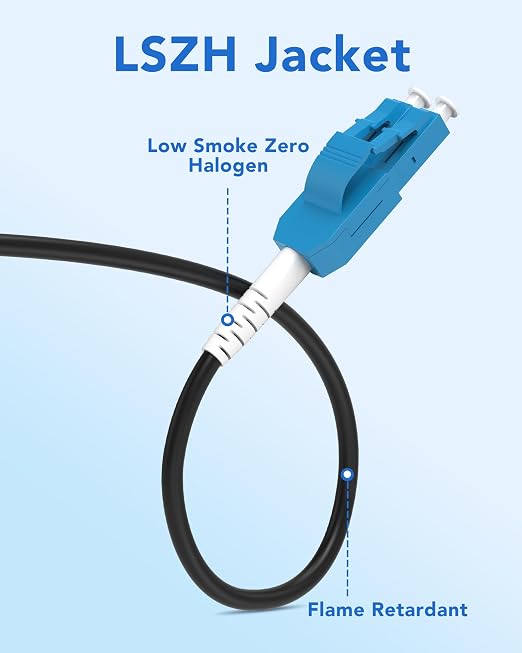 90M Uniboot LC to LC Single Mode Fiber Patch Cable，OS2 Outdoor Fiber Optic - Image 4