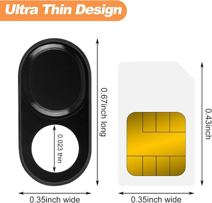 6 Pack Laptop Camera Cover Slide, 0.023 Inch Ultra-Thin Webcam Cover, Phone - Image 2
