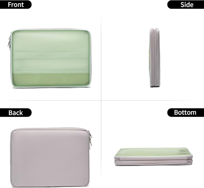 CONMOTO Laptop Case Sleeve, 13 inch 15inch Computer Carrying Bag Laptop Sleeve - Image 5