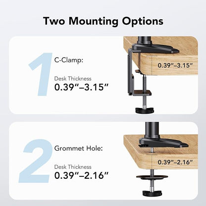 HUANUO Dual Monitor and Laptop Mount - Image 6