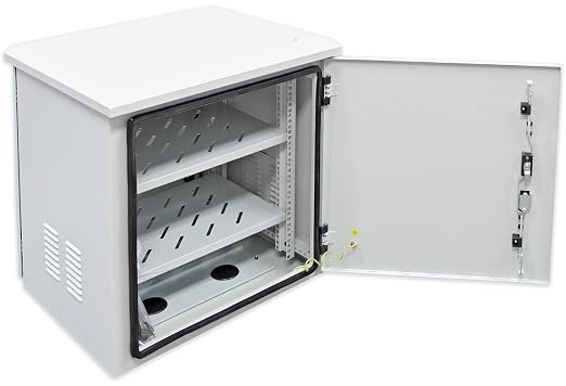 Electriduct 12U Outdoor Cabinet 21.6 Inch Depth IP55 Weather Resistant - Image 2