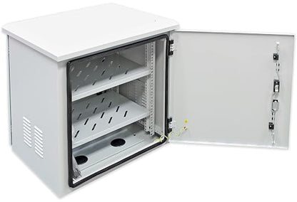 Electriduct 15U Outdoor Cabinet 21.6 Inch Depth IP55 Weather Resistant - Image 2