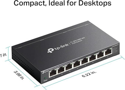 TP-Link TL-SG108S-M2 | 8-Port Multi-Gigabit 2.5G Ethernet Switch | Unmanaged - Image 4