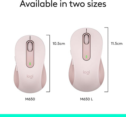 Logitech Wireless Mouse Signature M650- Small Hands, 2-Year Battery, Silent - Image 10