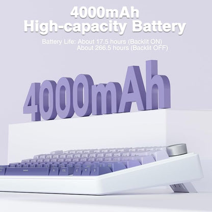 AULA F75 Pro Wireless Mechanical Keyboard, 75% Hot Swappable Custom Keyboard - Image 8
