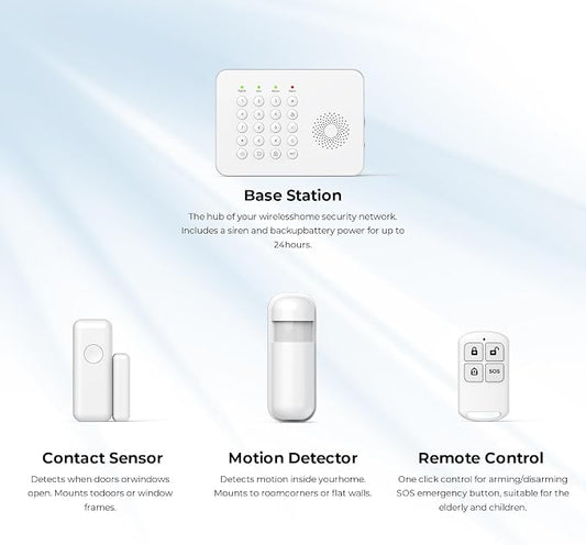 Wireless Home Security System WiFi/4G Home Alarm System - Image 2