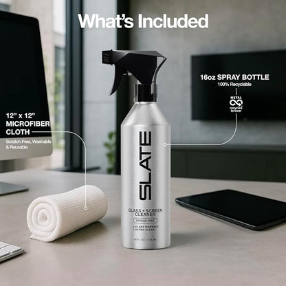 Slate Screen Cleaner Spray and Microfiber Cloth - Image 8
