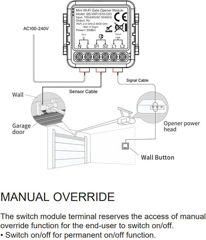 Fafeicy Smart Garage Door Opener Module - Image 3