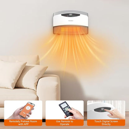 GiveBest Smart Wall Heater, 1500W Electric PTC Space Heaters - Image 8