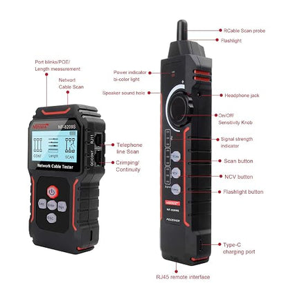 NOYAFA NF‑8209S Network Cable Tester – Upgrade Ethernet Cable Tester - Image 5