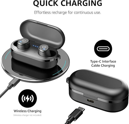TOZO T10 Wireless Earbuds Bluetooth 5.3 Headphones, App Customize EQ, Ergonomic - Image 7