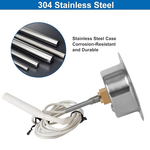 Cooler Thermometer Comercial Freezer Thermometer Capillary Design Refrigeration - Image 4