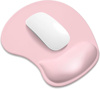 ITNRSIIET Ergonomic Mouse Pad, Cushioned Gel Wrist Rest, Non-Slip Base by +ITNRSIIET