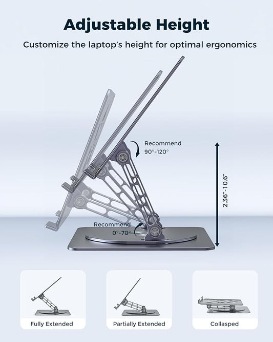 Adjustable Laptop Stand for Desk - Image 2