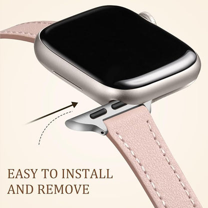 Charlam Slim Leather Band Compatible - Image 4
