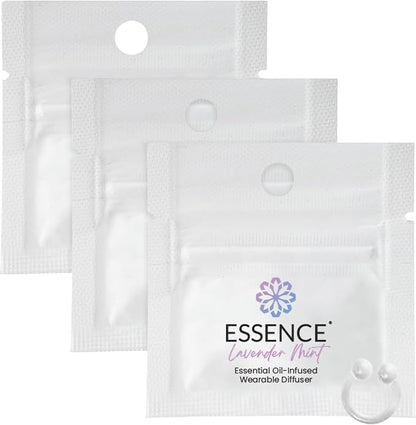 Essence Wearable Aromatherapy Nasal Diffuser – Lavender Mint Essential Oil Nose by Essence