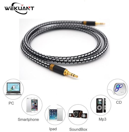 Aux Cord, Audiophile 3.5mm Stereo Audio Cable, Unbreakable and Great - Image 4