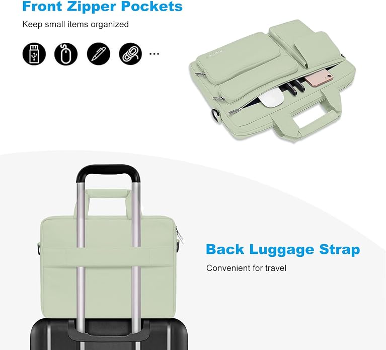 MOSISO Laptop Shoulder Bag, Computer Bag - Image 2