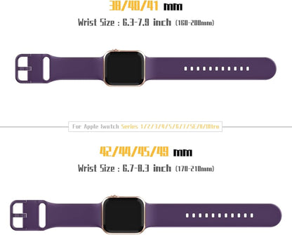 Sport Band Compatible with Apple Watch Bands 49mm 46mm 45mm 44mm 42mm 41mm 40mm - Image 6