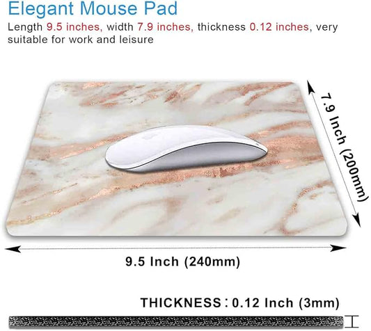 IMAYONDIA Mouse Pad, Non-Slip Rubber Base Mousepad, Women Girly Computer Small - Image 2