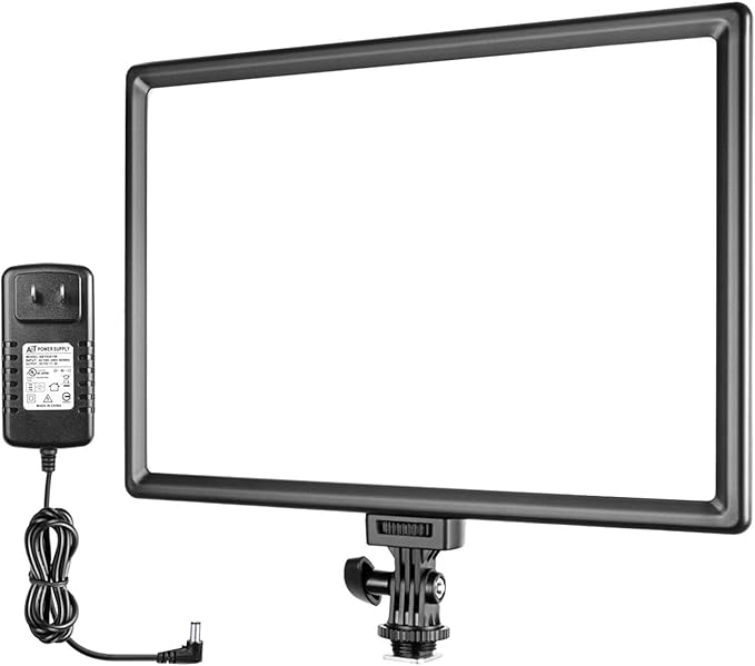 NEEWER 192 LED Video Light Panel, 20W Ultra Thin Bi Color Dimmable DSLR Camera - Image 4