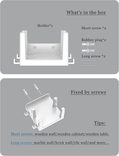 Wall Mount Shelf for WiFi Router, TV Box, Universal Cable Box Shelf Compatible - Image 7