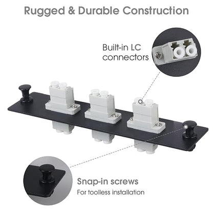 3 Duplex LC/MM Fiber Patch Panel - Image 6