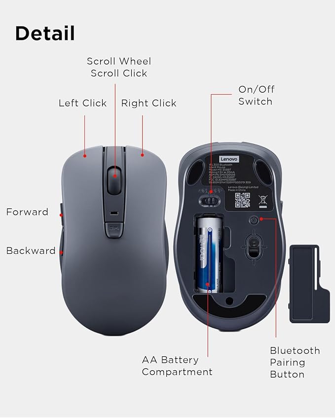 Lenovo Bluetooth Silent Mouse - Image 7
