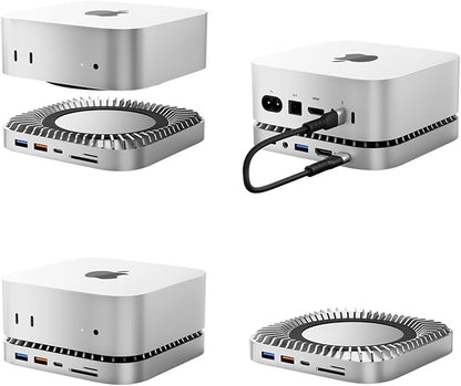 Mac mini M4 Dock, Aluminum Mac mini Stand and HDMI Hub - Image 5