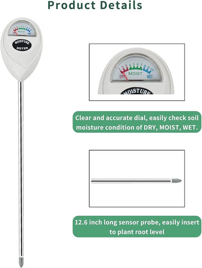 Censinda Soil Moisture Meter, Long Probe Soil Moisture Monitor - Image 4