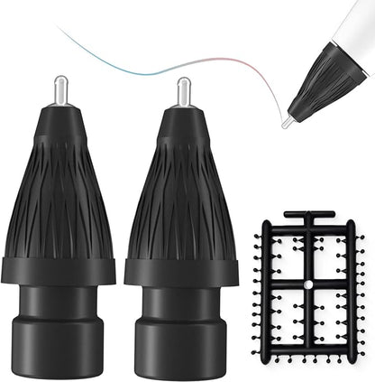 Upgraded Pencil Tips fits for Apple 2nd 1st Gen USB-C iPad Pro Pencil, No Wear by REEYEAR
