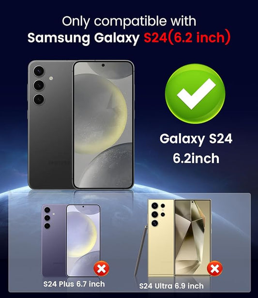 Magnetic for Samsung Galaxy S24 Case Slim Soft Silicone Bumper Shockproof - Image 2