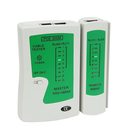 RJ45 Network Cable Tester with Mini Wire Stripper, Ethernet Cable Tester Tool - Image 5