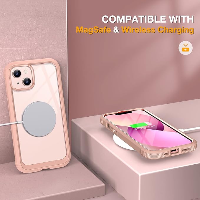 Miracase Compatible with iPhone 13 case 6.1 inch, with Built-in 9H Tempered - Image 6