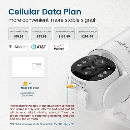 4G LTE Cellular Security Camera, No Wifi Security Camera, 2.5K Solar Camera - Image 5