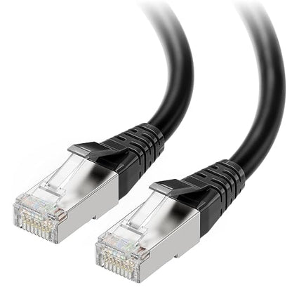 Cable Matters 40Gbps Long Shielded Cat 8 Ethernet Cable - 50ft by CableMatters