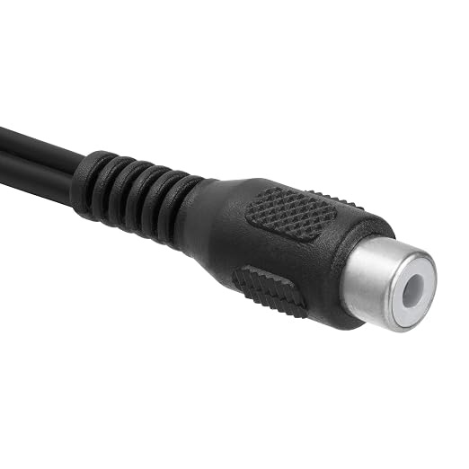 Cmple - 2 RCA Male to 1 RCA Female Stereo Audio Y-Cable, 2 Plugs to 1 Jack - Image 6