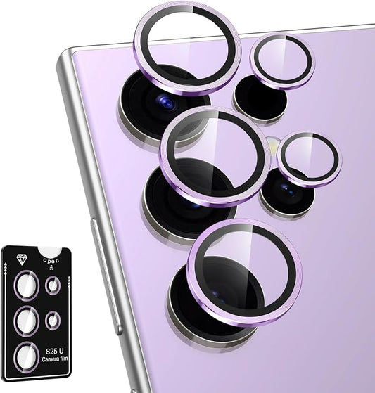 for Samsung Galaxy S23 Ultra Camera Lens Protector, Individual Metal Ring by Btscase