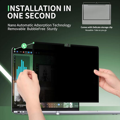 Privacy Screen for MacBook Air 13.6 Inch M2/M3/M4--A3240/A3113/A2681, Anti Blue - Image 3