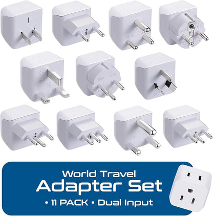 Ceptics World Travel Adapter Set - 2 in 1 USA to Europe - Image 3