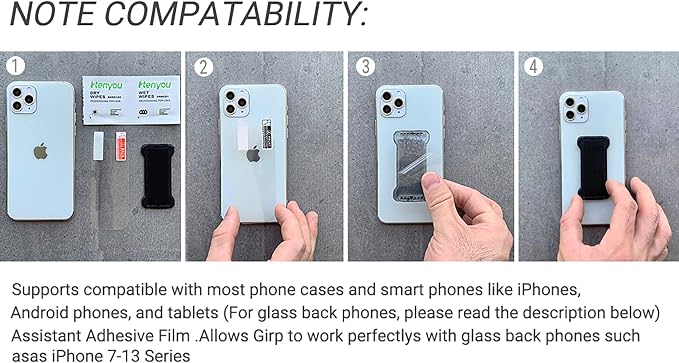 Cell Phone Finger Grip Strap Holder - Image 9