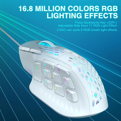 SOLAKAKA SM809 MMO Gaming Mouse Wired RGB - Image 8