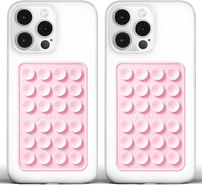 Anteel Medium-Sized Silicone Suction Phone Case Adhesive Mount, Enhanced by JingJinYY