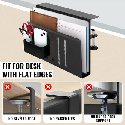 Desk Side Storage – Heavy-Duty Steel Laptop Holder Desk Attachment - Image 4