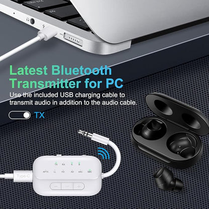 Bluetooth Transmitter Receiver, 2-in-1 V5.3 Wireless Adapter - Image 8