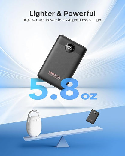 VEEKTOMX Mini Portable Charger 10000mAh, 22.5W Fast-Charging Portable Power - Image 2