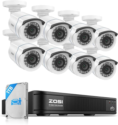 ZOSI H.265+ Home Security Camera System by ZOSI