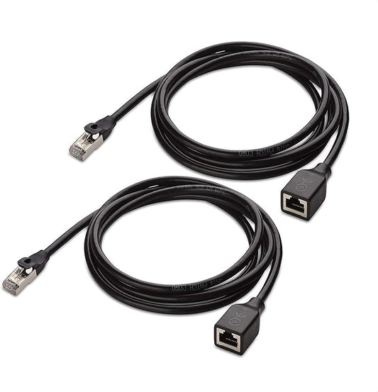 Cable Matters 10Gbps 2-Pack Shielded Cat 6 Ethernet Extension Cable - 6ft by CableMatters