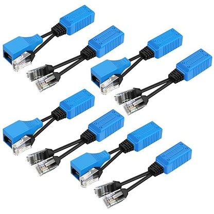 TNP RJ45 Ethernet Cable Combiner/Splitter Kit, 2 Male to 1 Female & 1 Male 1 by TNP+Products