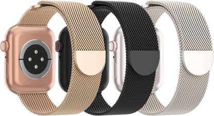 3 Pack Mesh Metal Band Compatible by Steezrd